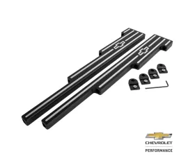 Billet Specialties Universal Black Powder Coated Bowtie Wire Loom (Pair)