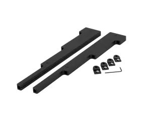 Billet Specialties Universal Black Powder Coated Plain Wire Loom (Pair)