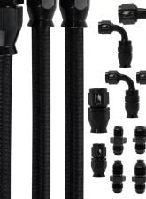 Billet Specialties Black Power Steering Hose Kit W/ Remote Reservoir                                     - BLK77900 - Image 2