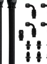 Billet Specialties Black Power Steering Hose Kit W/ Pump Mount Reservoir                                     - BLK77905 - Image 2