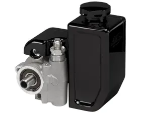 Billet Specialties Black Anodized Pump Mounted Power Steering Reservoir