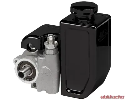 Billet Specialties Black Anodized Pump Mounted Power Steering Reservoir - BLK77930