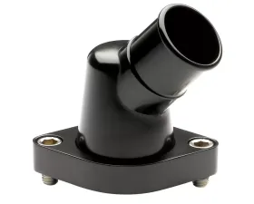 Billet Specialties Black Anodized 45 Deg Swivels Thermostat Housing Chevrolet Small/Big Block