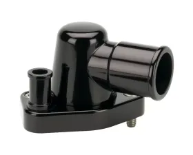 Billet Specialties Black Anodized 0 Deg Swivels Thermostat Housing Ford Small Block