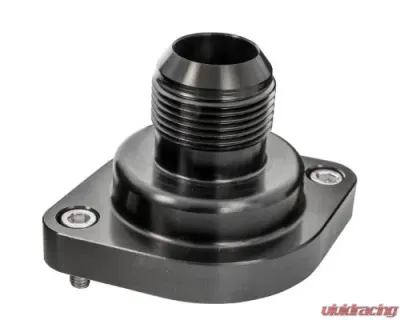 Billet Specialties Black Anodized -16 An Straight-Up Thermostat Housing w/AN Male Nipple LS - BLK90900