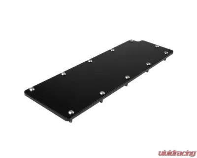 Billet Specialties Black Anodized LS Plain Valley Cover - BLK95059