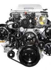 Billet Specialties Black Anodized Tru Trac Serpentine System with A/C & Power Steering LSA 6.2L                                     - BLK13410 - Image 5