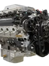 Billet Specialties Black Anodized Tru Trac Serpentine System with A/C & Power Steering LSA 6.2L                                     - BLK13410 - Image 3