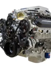 Billet Specialties Black Anodized Tru Trac Serpentine System with A/C & Power Steering LSA 6.2L                                     - BLK13410 - Image 4