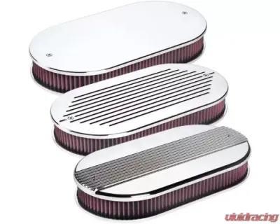 Billet Specialties Dual Quad Plain Air Cleaner - 15529