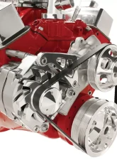 Billet Specialties Mid Mount SBC Long Water Pump Alternator Bracket                                     - FM0107PC - Image 2