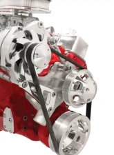 Billet Specialties Top Mount SBC Long Water Pump Alternator Bracket                                     - FM0109PC - Image 2