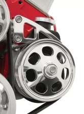 Billet Specialties Saginaw Power Steering Bracket Small Block Chevrolet Long Water Pump                                     - FM0130PC - Image 2