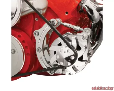 Billet Specialties Low Mount V-Groove BBC Short Water Pump Alternator Bracket - FM0205PC