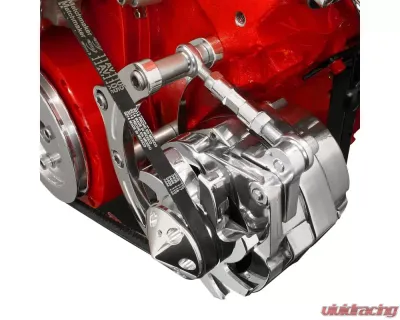 Billet Specialties Low Mount V-Groove BBC Short Water Pump Alternator Bracket - FM0205PC