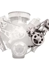 Billet Specialties Polished Big Block Chevrolet A/C Add-On Serpentine Conversion Kit                                     - FM1325PC - Image 2