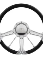 Billet Specialties 14" Polished Invader Steering Wheel                                     - 29252 - Image 2