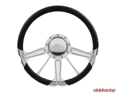 Billet Specialties 14" Polished Invader Steering Wheel - 29252