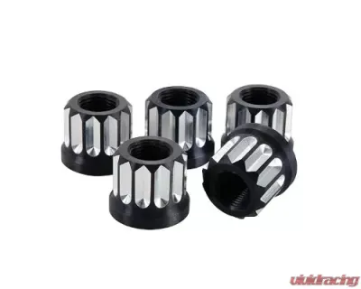 Billet Specialties Aluminum Race Lug Nuts 5/8-18 12 Pt Flange Nut 5 Pcs - LNRFN5818