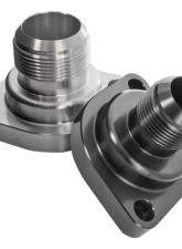 Billet Specialties Raw Machined -16 An Straight-Up Thermostat Housing w/AN Male Nipple LS                                     - 90900 - Image 4