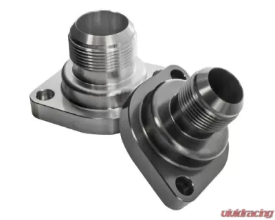 Billet Specialties Raw Machined -16 An Straight-Up Thermostat Housing w/AN Male Nipple LS - 90900