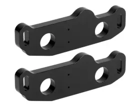 Billet Specialties Black Anodized Hood Hinge Spacers Chevrolet Nova 1966-1967