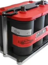 Billet Specialties Black/Clear Anodized Optima Battery Mount                                     - 248910 - Image 2