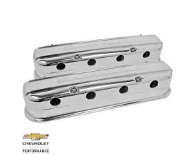 Billet Specialties Polished Chevrolet Script LS3 Modular Valve Covers
