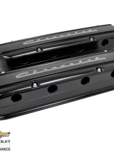 Billet Specialties Black Anodized Chevrolet Script LS3 Modular Valve Covers                                     - P95485 - Image 4