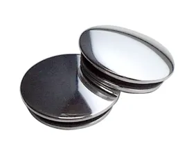 Billet Specialties Polished Door / Window Handle Caps with O-Rings Pairs