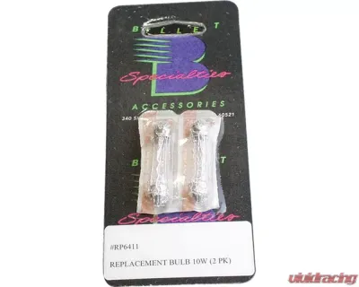 Billet Specialties Replacement Bulb 10 Watt 2 Pcs - RP6411