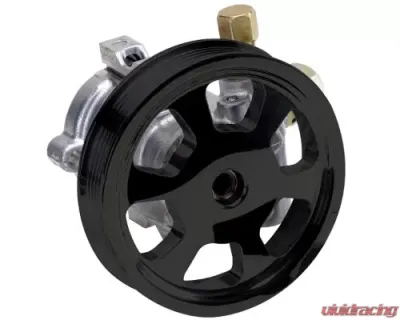 Billet Specialties Tru Trac Replacement Natural Finish Power Steering Pumps & Black Anodized Pulley - RPB1200