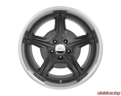 Billet Specialties Legends Series Speedway Wheel 18x8 5x4.75 19mm Titanium Center | Diamond Turned Lip - AC39009