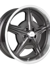 Billet Specialties Legends Series Speedway Wheel 18x8 5x4.75 19mm Titanium Center | Diamond Turned Lip                                     - AC39009 - Image 3