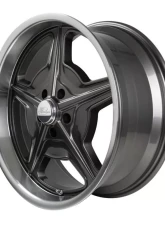 Billet Specialties Legends Series Speedway Wheel 18x8 5x4.75 19mm Titanium Center | Diamond Turned Lip                                     - AC39009 - Image 4