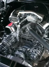 Billet Specialties Black Anodized Tru Trac Serpentine System with A/C & Power Steering Big Block Chevrolet                                     - BLK14220 - Image 3