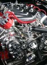 Billet Specialties Black Anodized Premium Tru Trac Serpentine System with A/C & Power Steering Big Block Chrysler | HEMI                                     - BLK14800P - Image 4