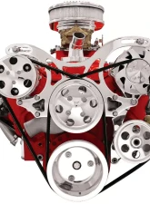 Billet Specialties V-Trac Pulley System w/ Power Steering & AC Small Block Chevrolet                                     - V3220 - Image 5