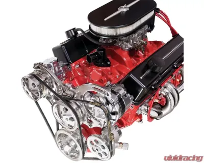 Billet Specialties V-Trac Pulley System w/ Power Steering & AC Small Block Chevrolet - V3220