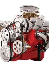 Billet Specialties V-Trac Pulley System w/ Power Steering & AC Small Block Chevrolet                                     - V3220 - Image 2