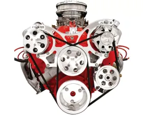 Billet Specialties V-Trac Pulley System w/ Power Steering & AC Big Block Chevrolet