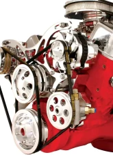 Billet Specialties V-Trac Pulley System w/ Power Steering & AC Big Block Chevrolet                                     - V4220 - Image 2