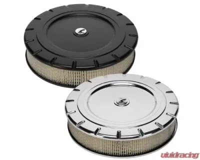 Billet Specialties 14" Polished Round Vintage Air Cleaner - 15830