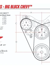 Billet Specialties V-Trac Pulley System w/ Power Steering & AC Big Block Chevrolet                                     - V4220 - Image 5