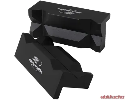 Billet Specialties Aluminum Vise Jaw Inserts Black - 77906