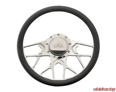 Billet Specialties 14" Redline Half Wrap Steering Wheel - 30107
