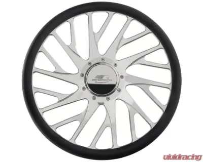 Billet Specialties 15.5" BLVD 49 Half Wrap Steering Wheel - 34049