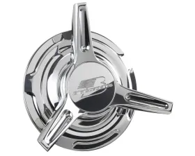 Billet Specialties Palmdale Wheels 7 Slot Deep Spinner Center Caps (Pair)