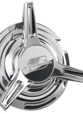 Billet Specialties Palmdale Wheels 7 Slot Flat Spinner Center Caps (Pair)                                     - CAP5FS - Image 3