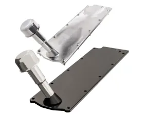 Billet Specialties Raw Machined Gen 4 LS Valley Cover w/ Breather Tube